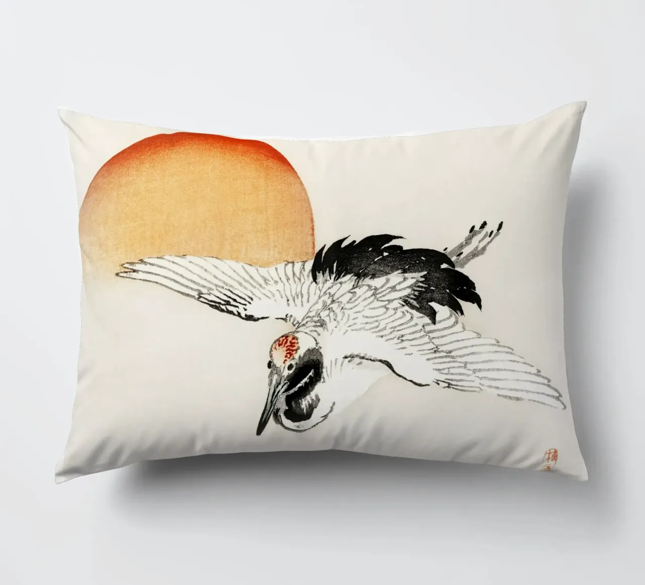 Flying crane cuscino da vintageshop