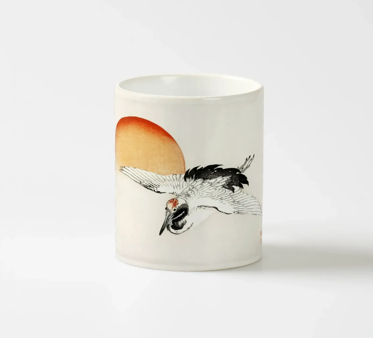 Flying crane tazza in ceramica da vintageshop