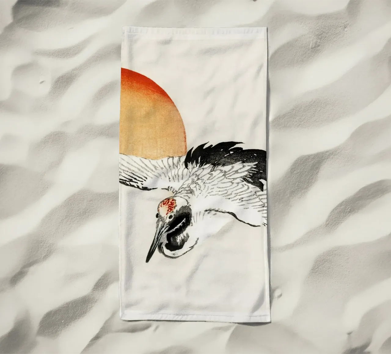 Flying crane telo mare da vintageshop