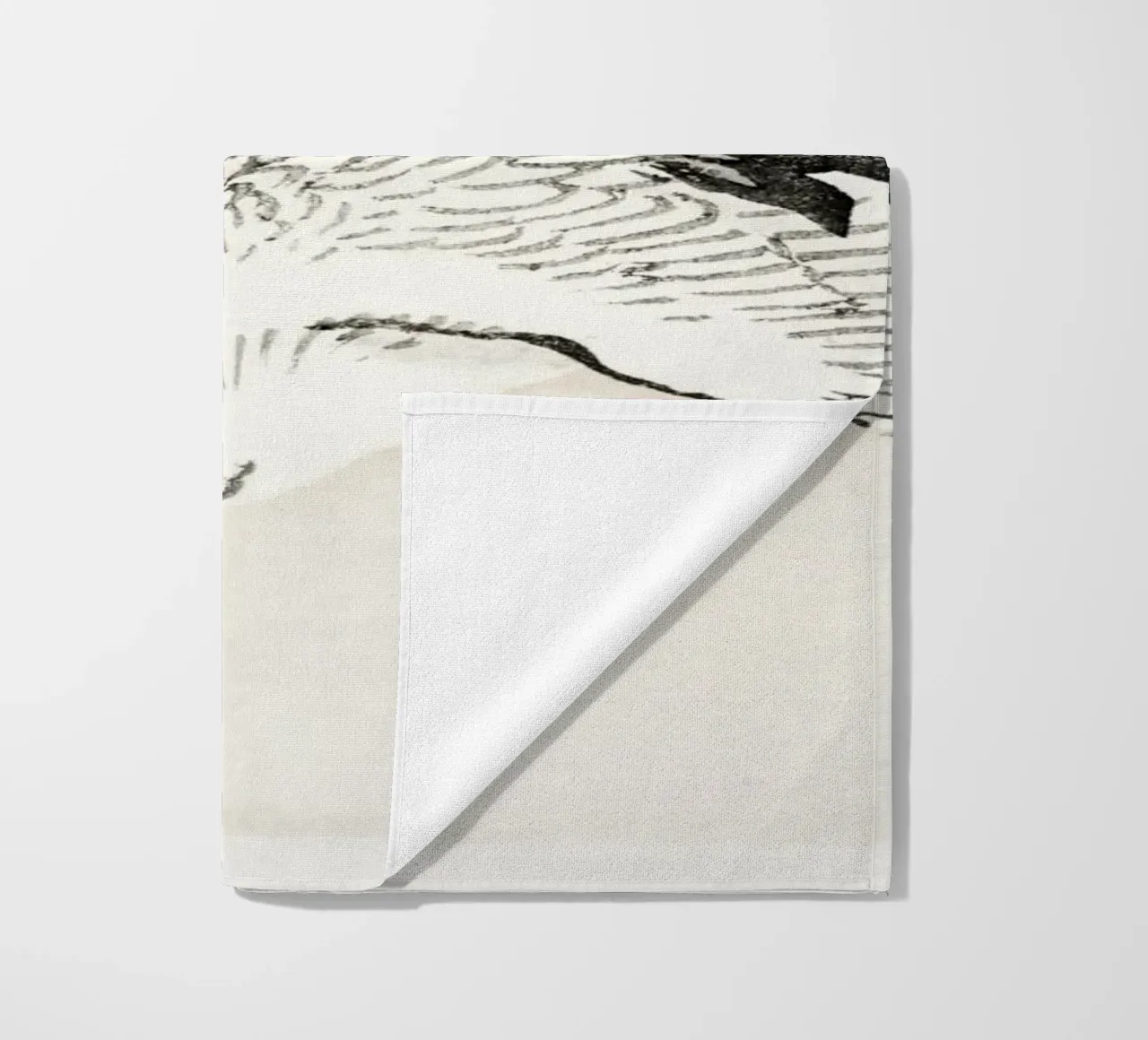 Flying crane telo mare da vintageshop