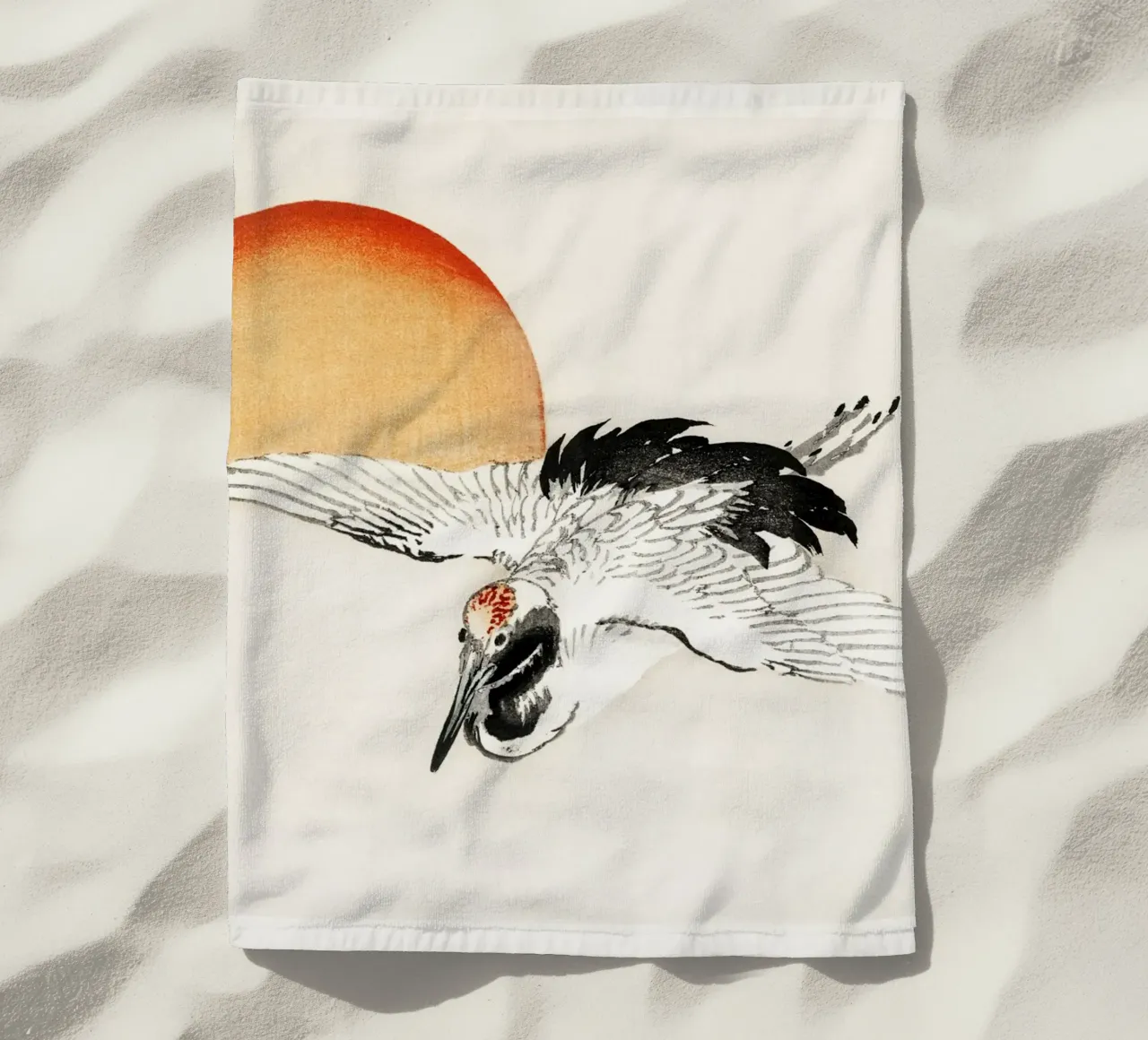 Flying crane telo mare da vintageshop