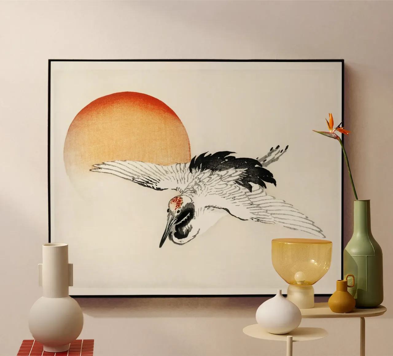 Flying crane plexiglass da vintageshop