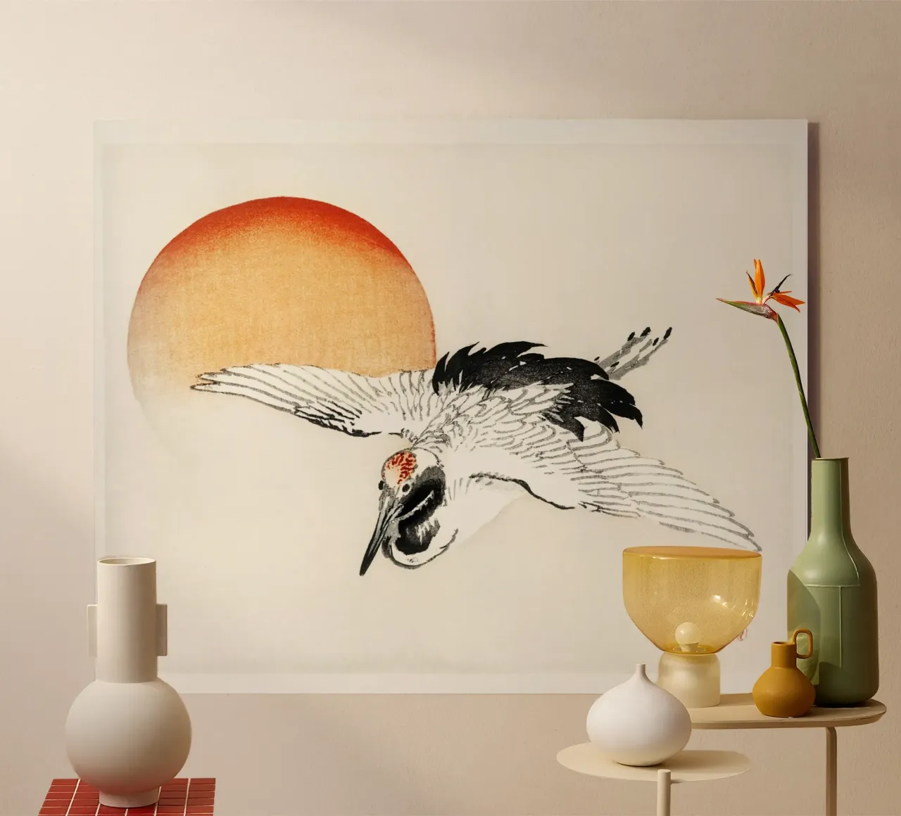 Flying crane plexiglass da vintageshop