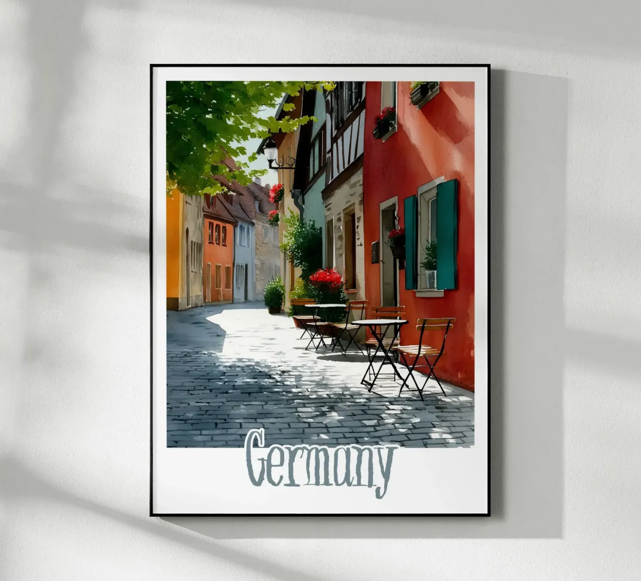Poster Germania plexiglass da Frame the World