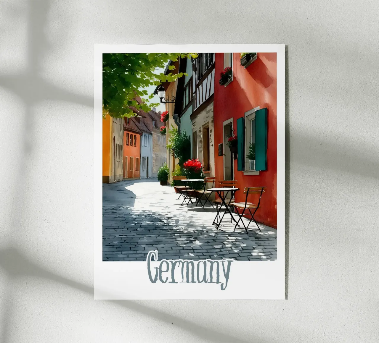 Poster Germania plexiglass da Frame the World