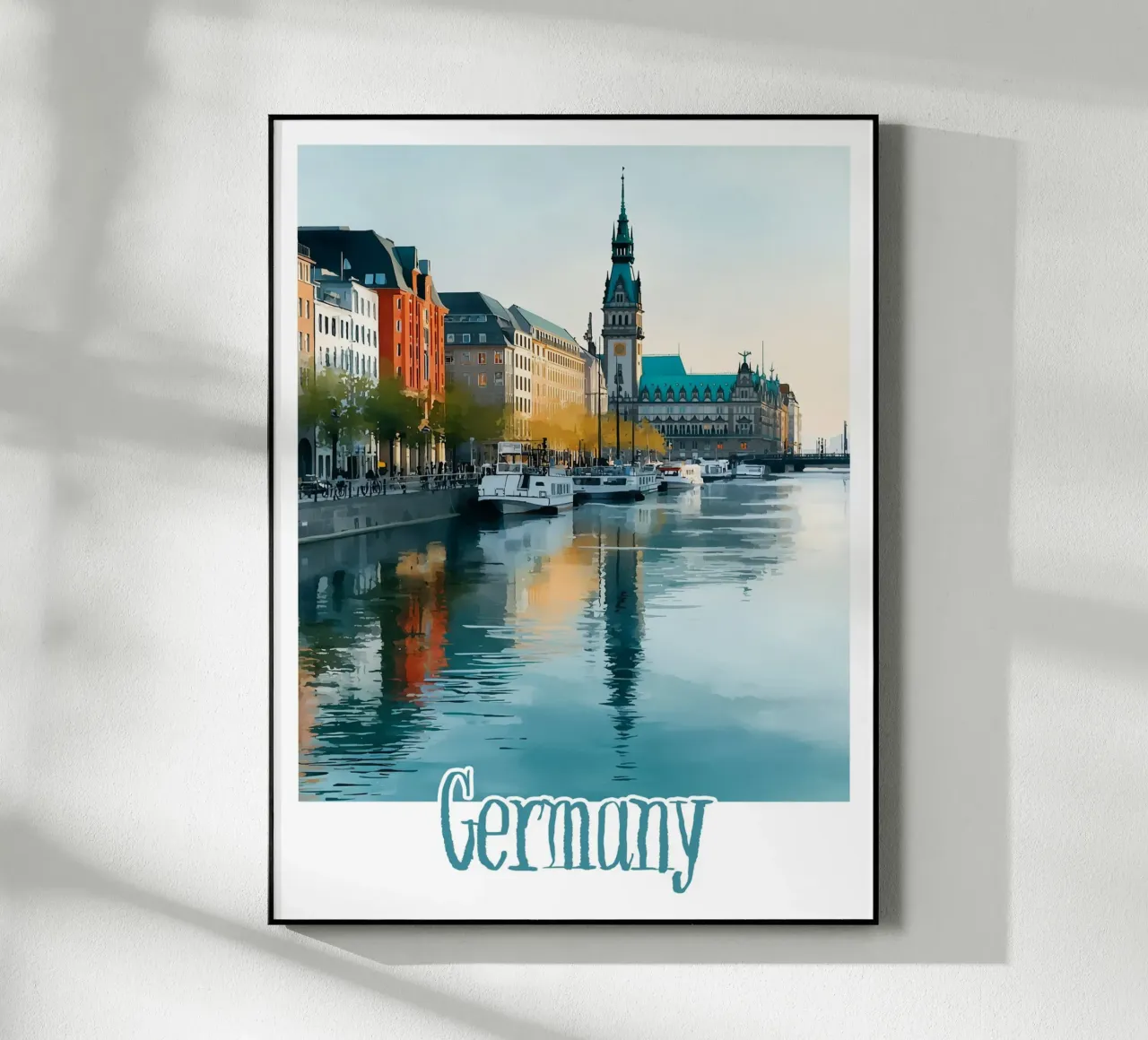 Poster Germania plexiglass da Frame the World