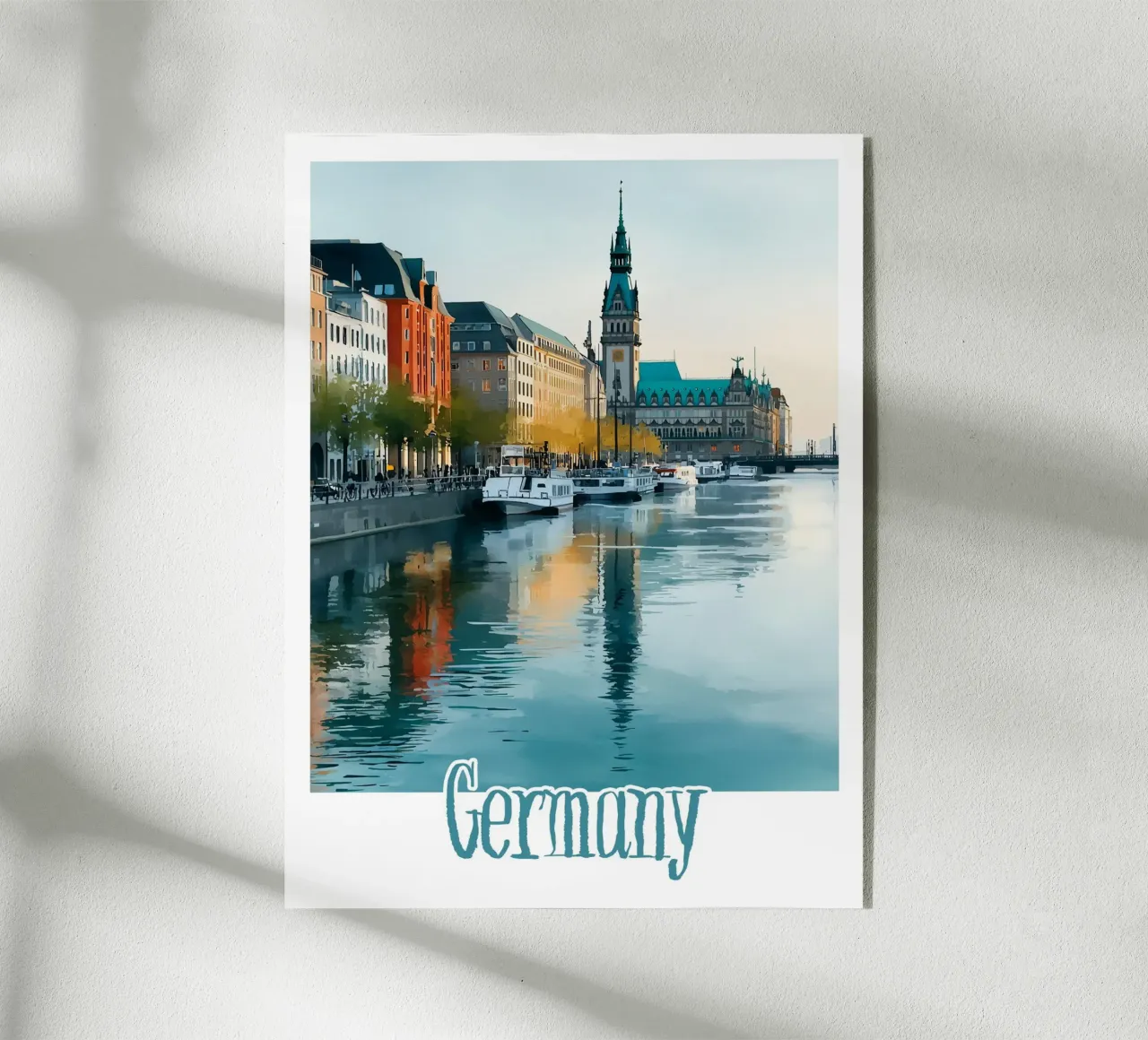 Poster Germania plexiglass da Frame the World