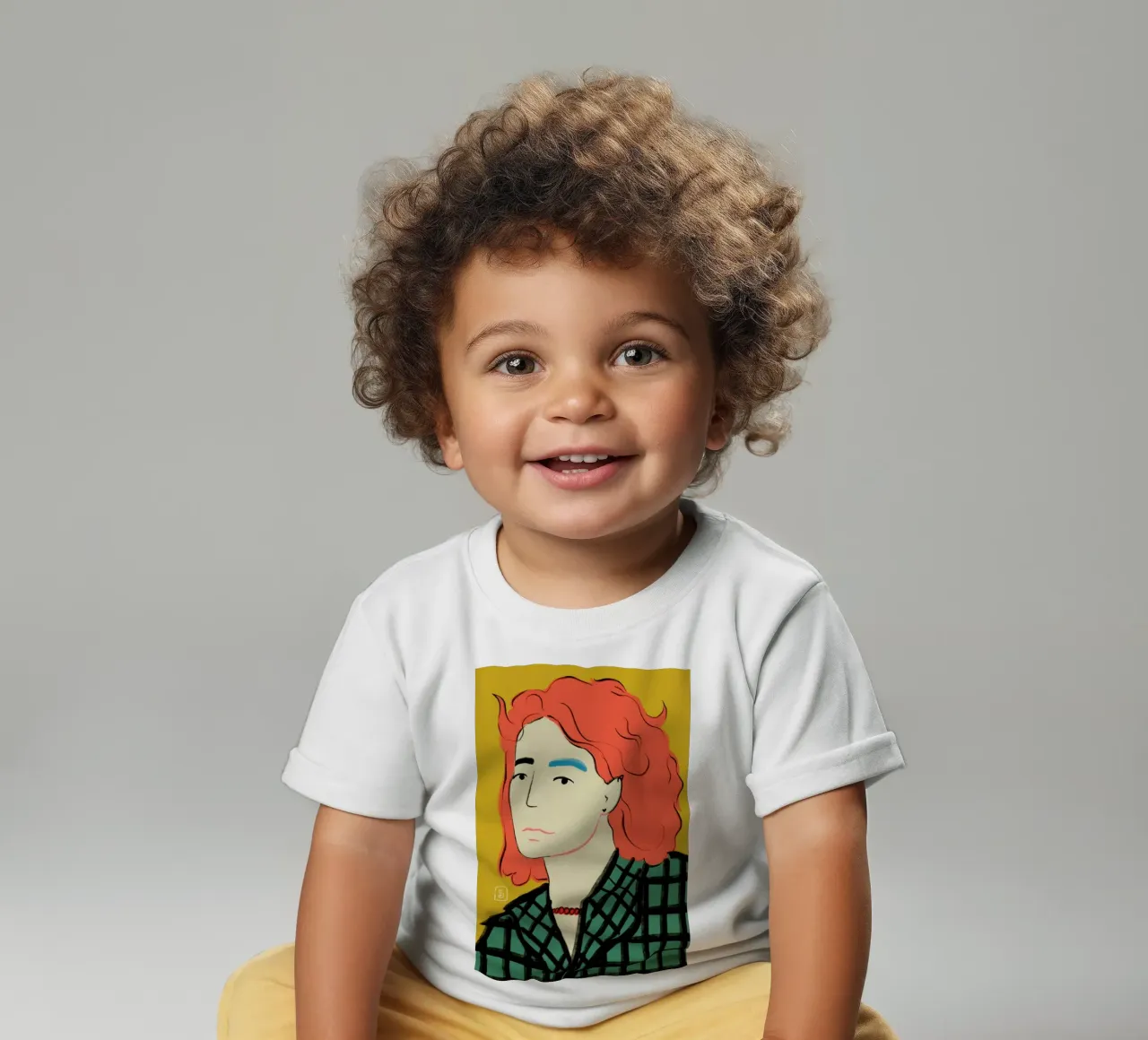 Coat Weather baby t-shirt by Sandra Poliakov