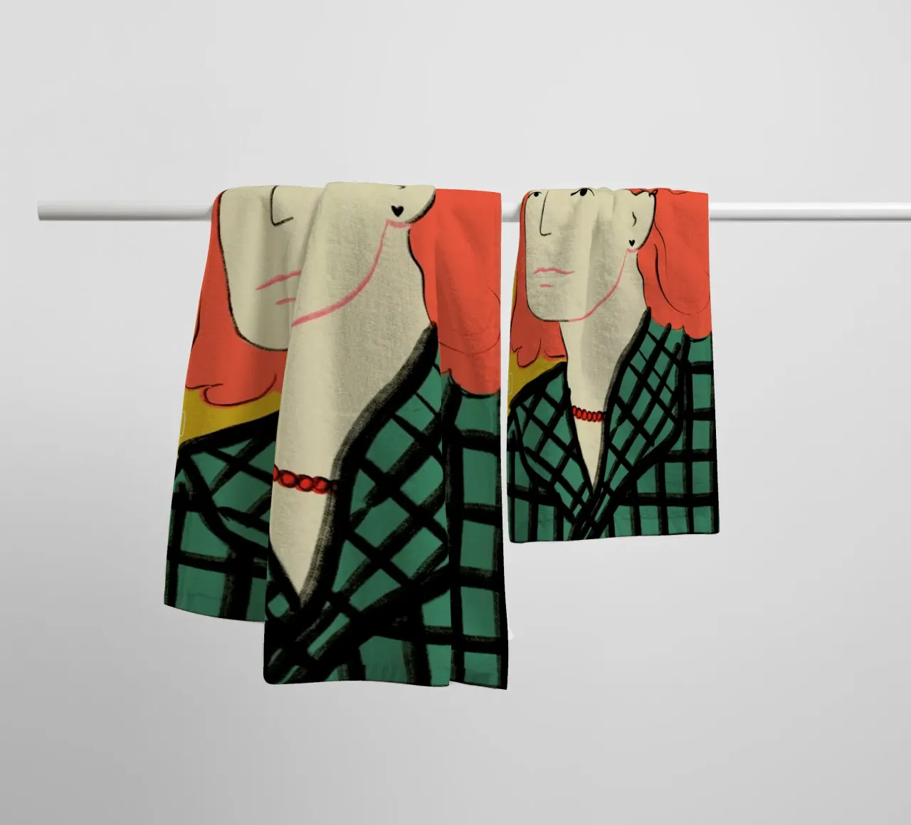 Coat Weather asciugamano da bagno da Sandra Poliakov