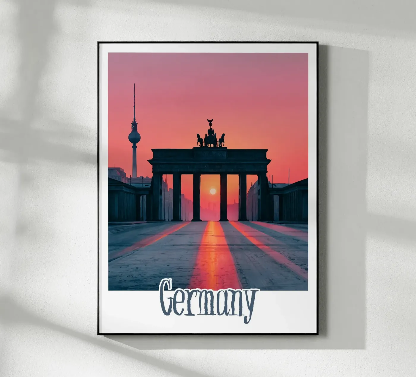 Affiche Allemagne plexiglas de Frame the World