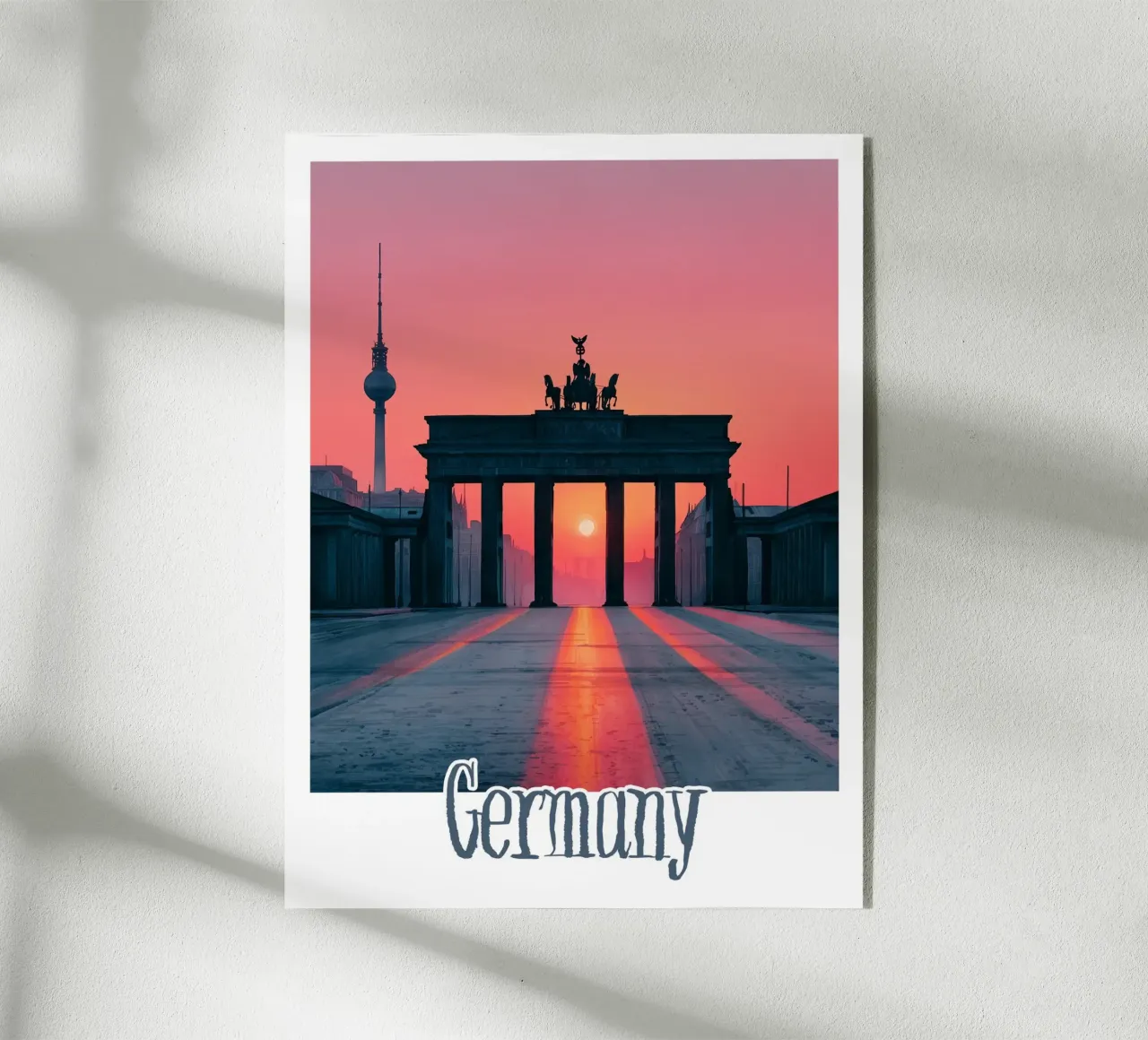 Poster Germania plexiglass da Frame the World