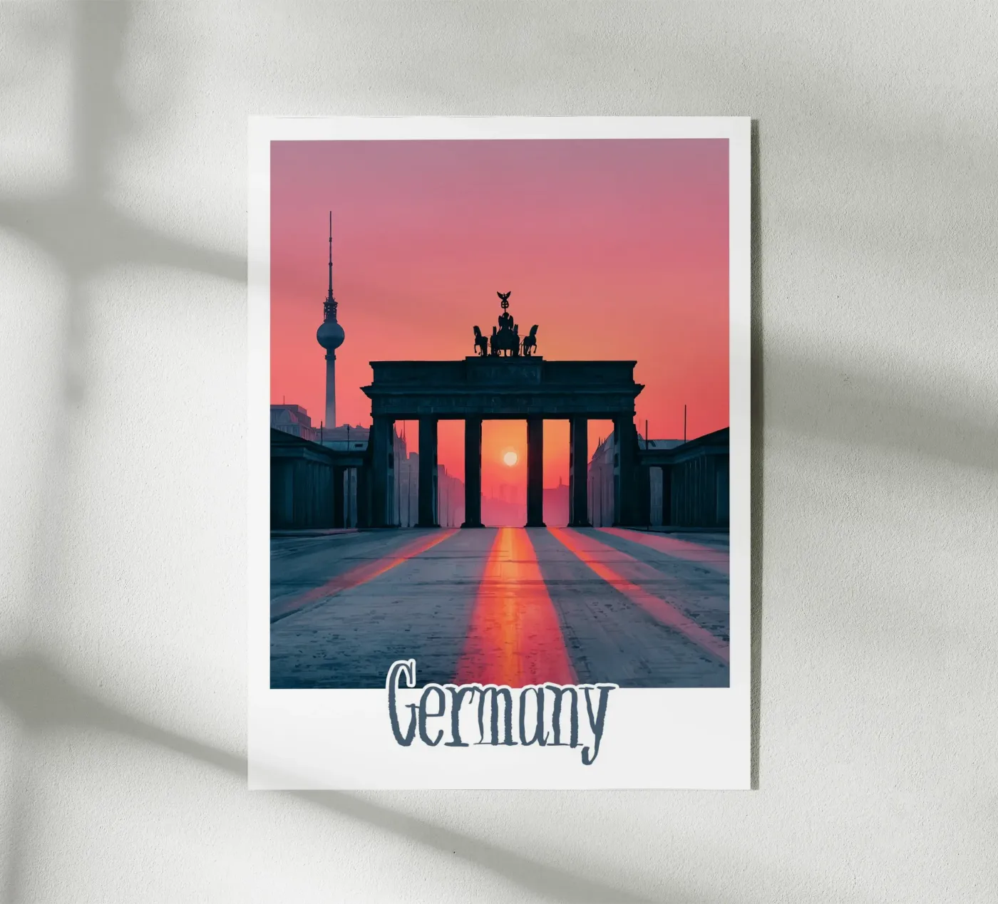 Affiche Allemagne plexiglas de Frame the World