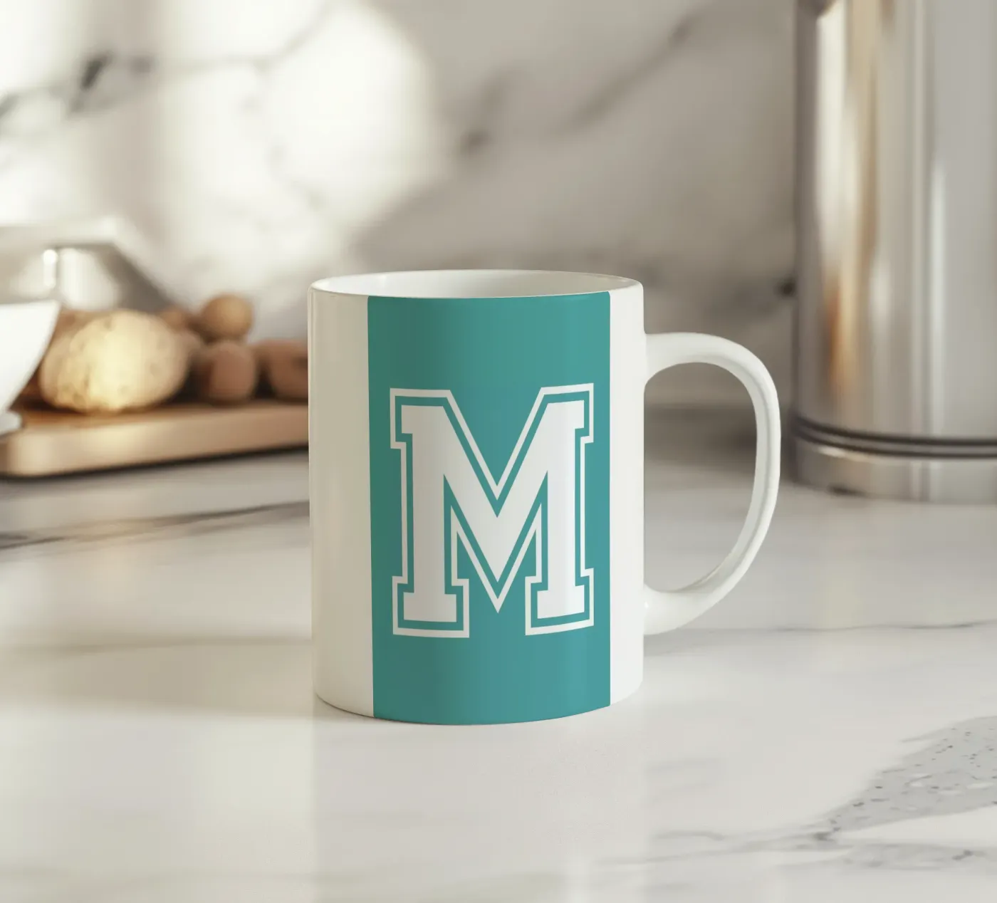 M ceramic mug by Studio One