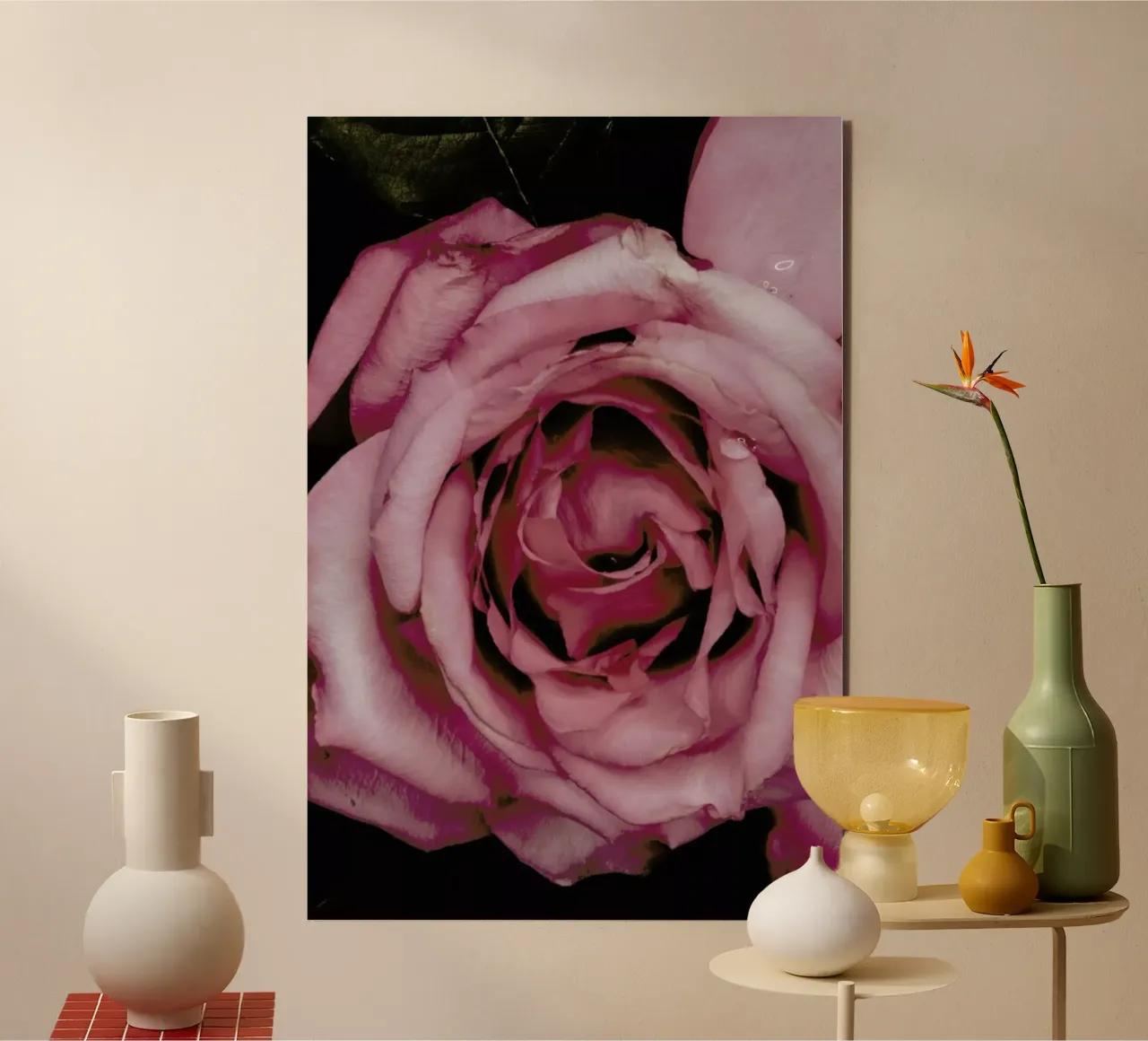 June Rose 2 alluminio dibond da Leigh Viner