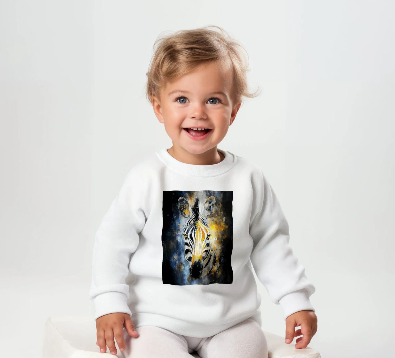 Zebra Modern felpa neonato da Mateo