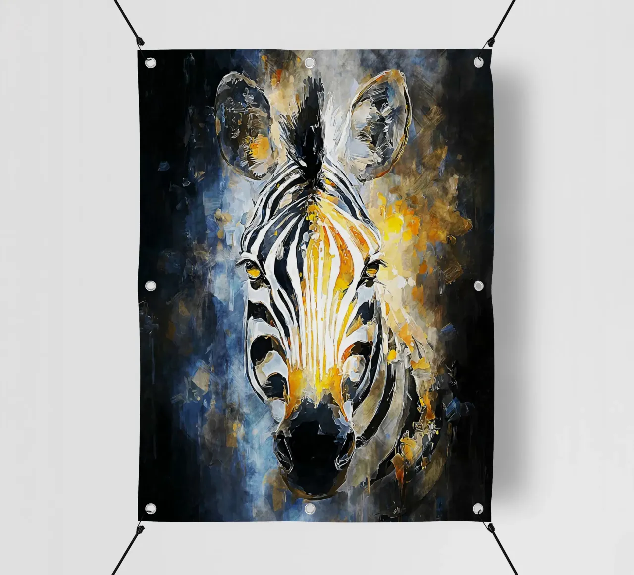 Zebra Modern telo in pvc da Mateo