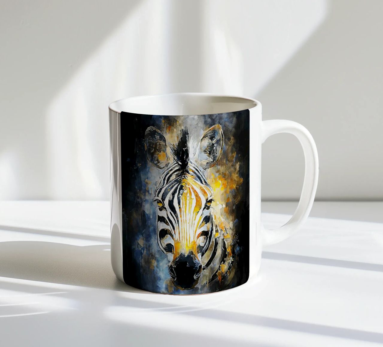 Zebra Modern tazza in ceramica da Mateo