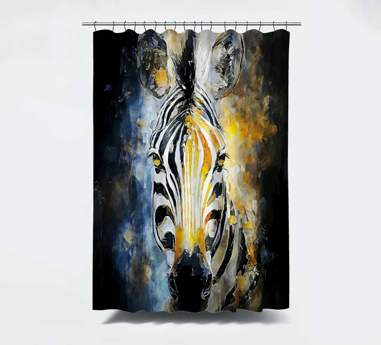 Zebra Modern Duschvorhang von Mateo