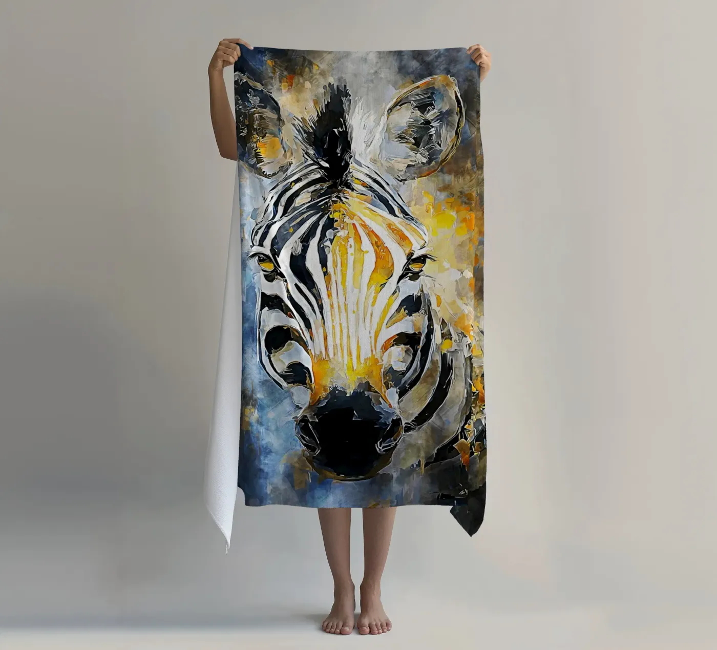 Zebra Modern Art telo mare da Mateo