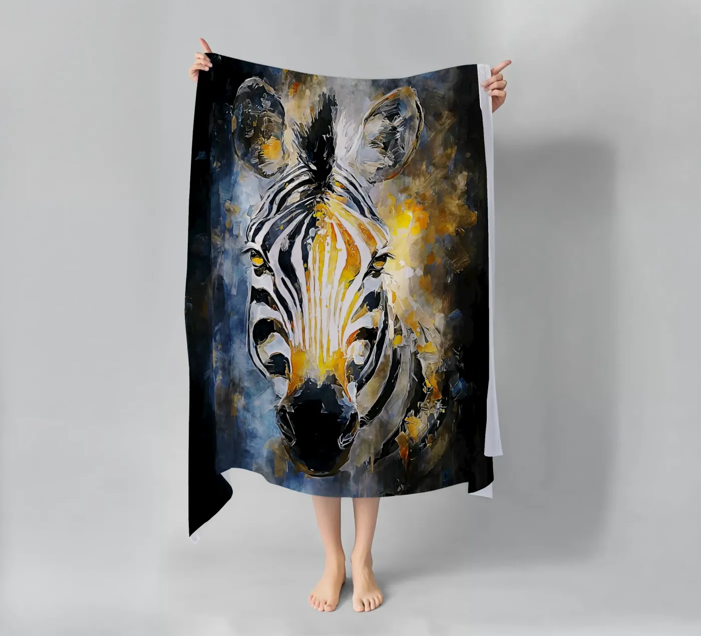 Zebra Modern Art telo mare da Mateo