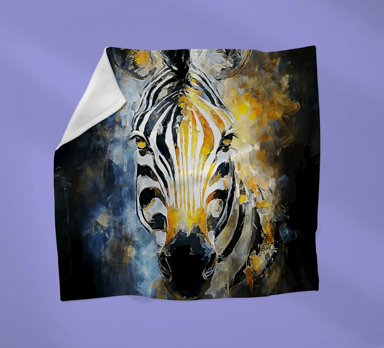Zebra Modern coperta in pile da Mateo