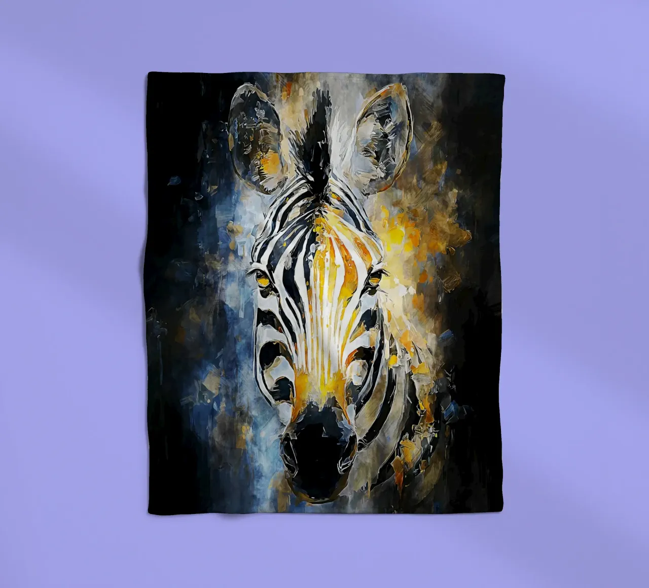 Zebra Modern coperta in pile da Mateo