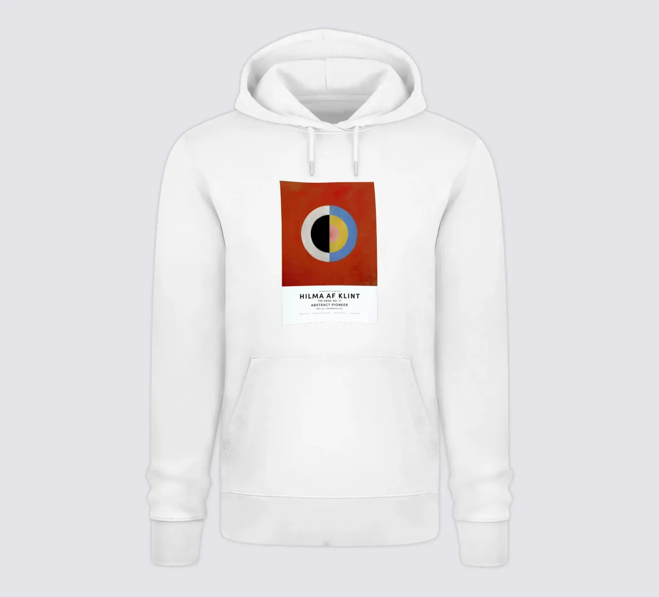 Hilma af Klint - The Swan, No. 17 felpa con cappuccio da Vintage by JUNIQE