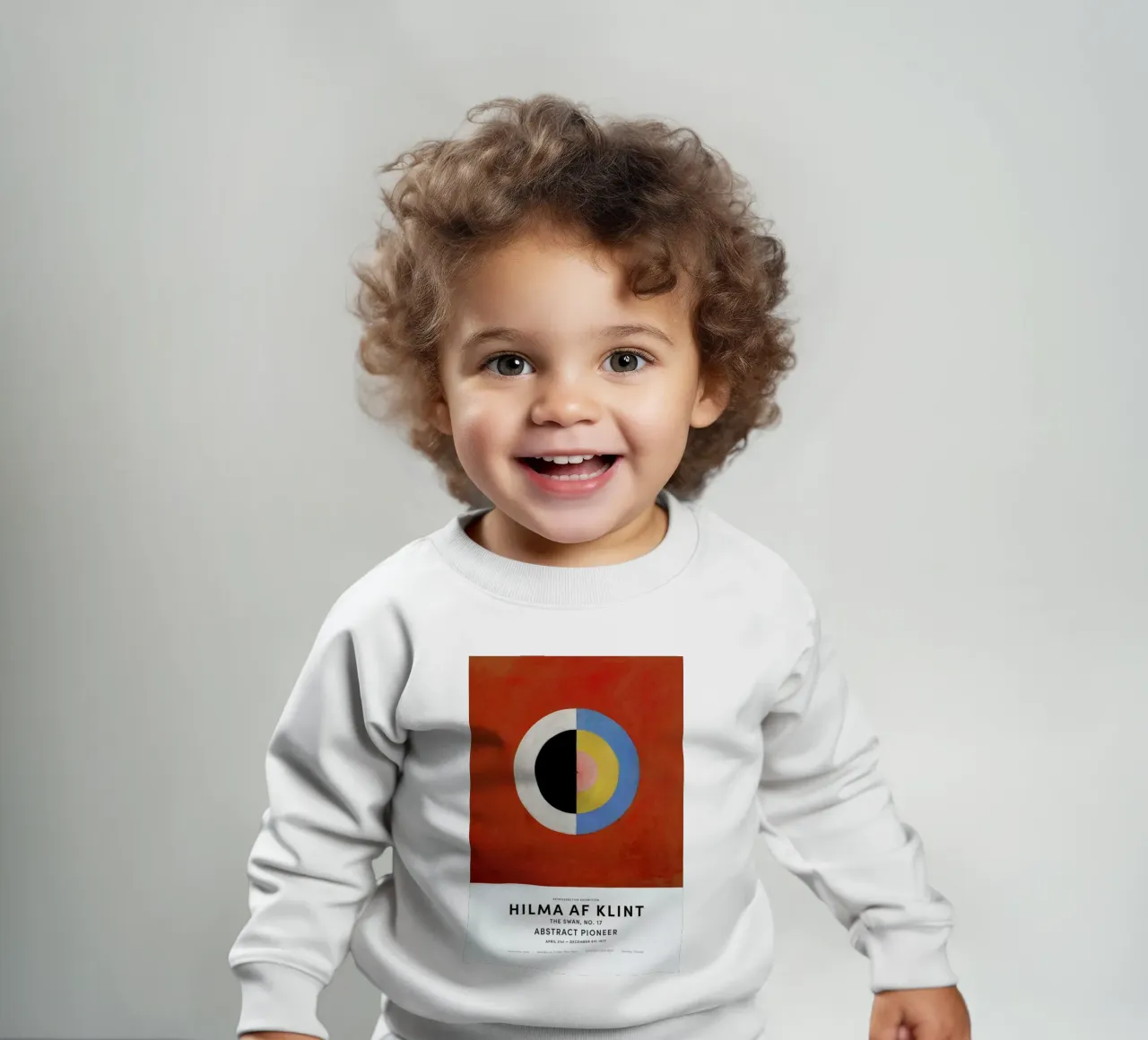 Hilma af Klint - The Swan, No. 17 baby sweatshirt van Vintage by JUNIQE