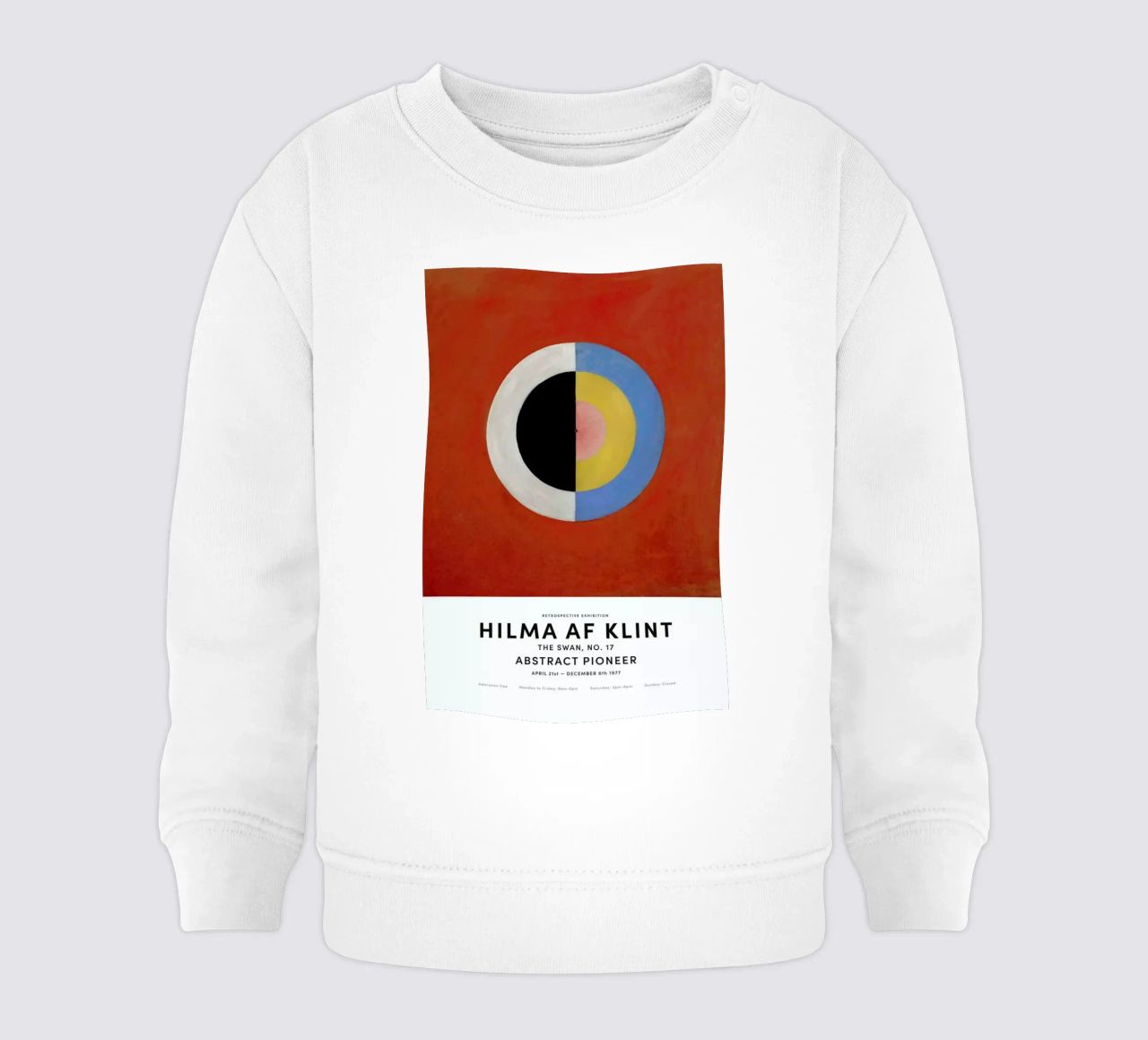 Hilma af Klint - The Swan, No. 17 felpa neonato da Vintage by JUNIQE