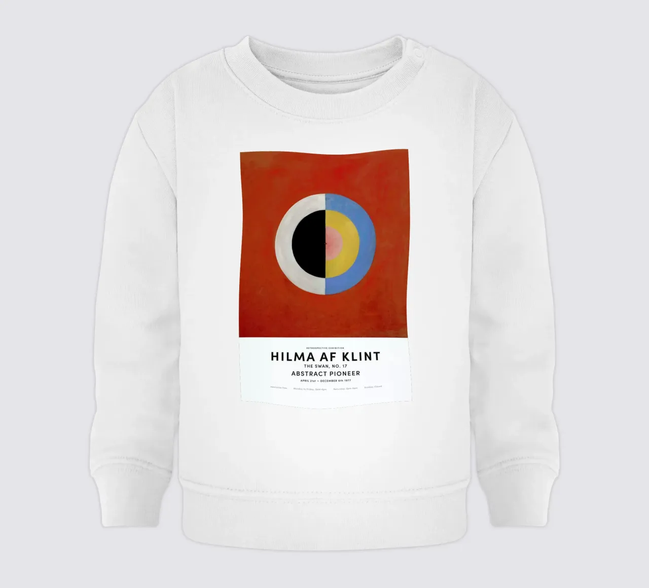 Hilma af Klint - The Swan, No. 17 felpa neonato da Vintage by JUNIQE