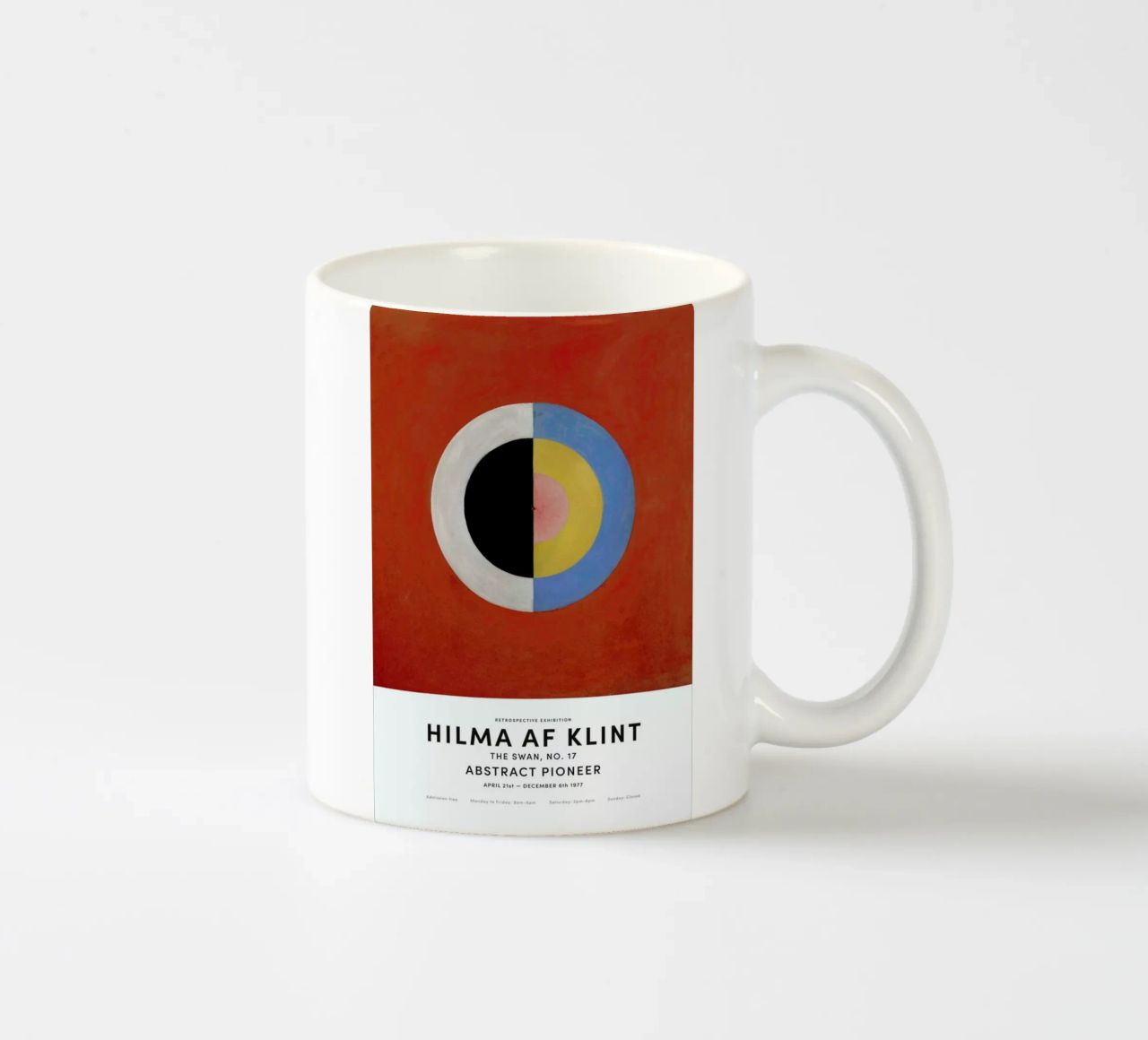 Hilma af Klint - The Swan, No. 17 tazza in ceramica da Vintage by JUNIQE