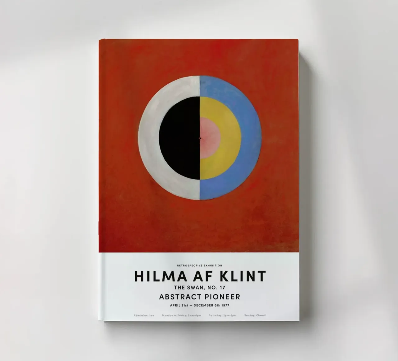 Hilma af Klint - The Swan, No. 17 notebook by Vintage by JUNIQE