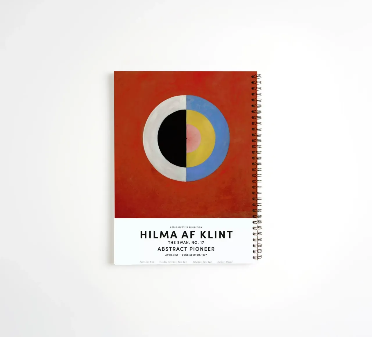 Hilma af Klint - The Swan, No. 17 spiral notebook by Vintage by JUNIQE