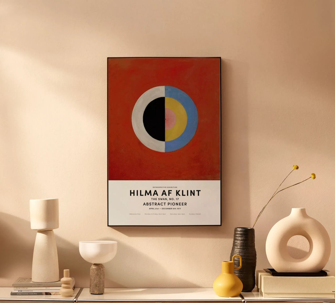 Hilma af Klint - The Swan, No. 17 plexiglass da Vintage by JUNIQE
