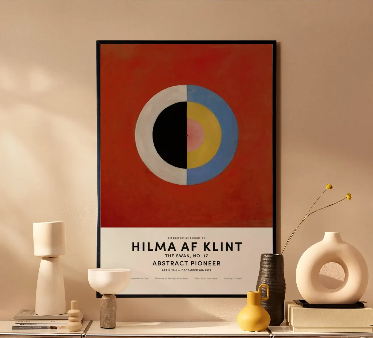 Hilma af Klint - The Swan, No. 17 carta hahnemühle da Vintage by JUNIQE