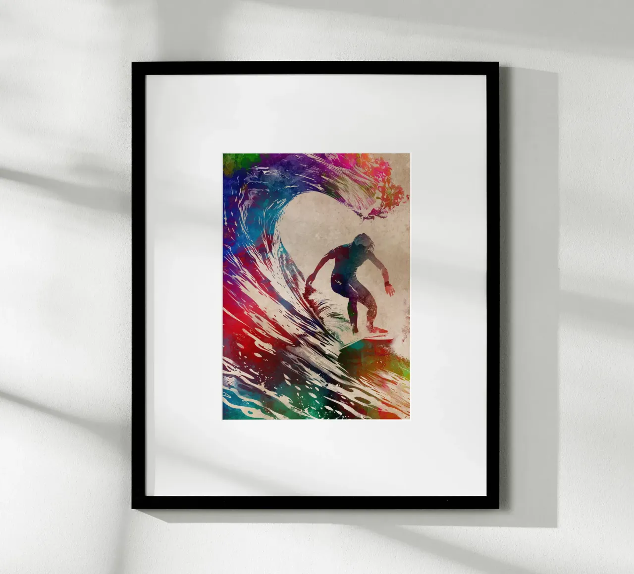 Arte sportiva del surfista poster da SPORT