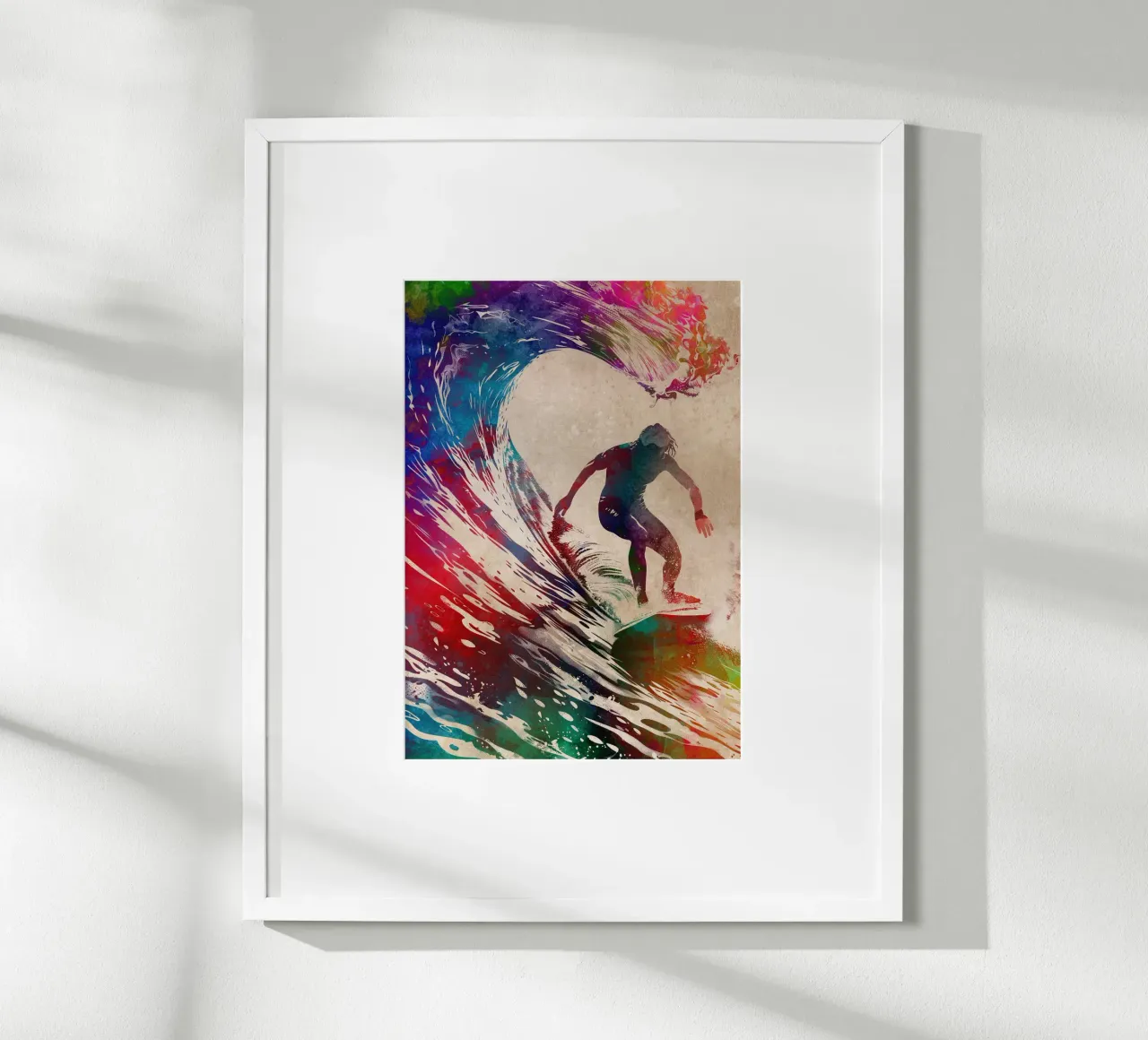 Arte sportiva del surfista poster da SPORT