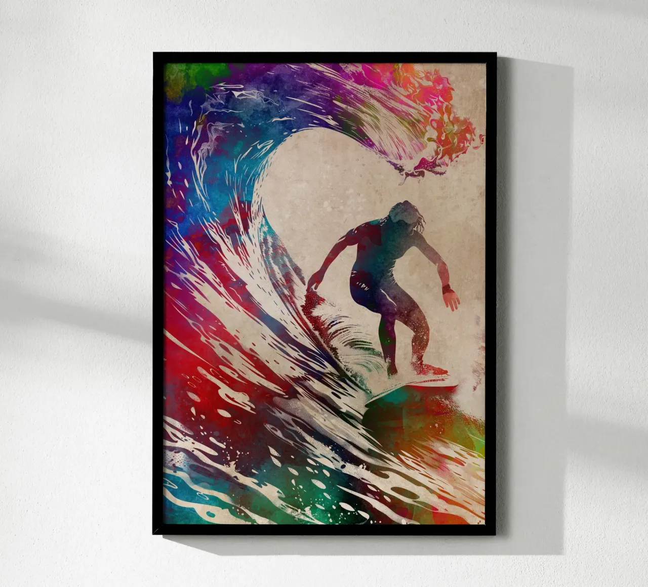 Arte sportiva del surfista poster da SPORT