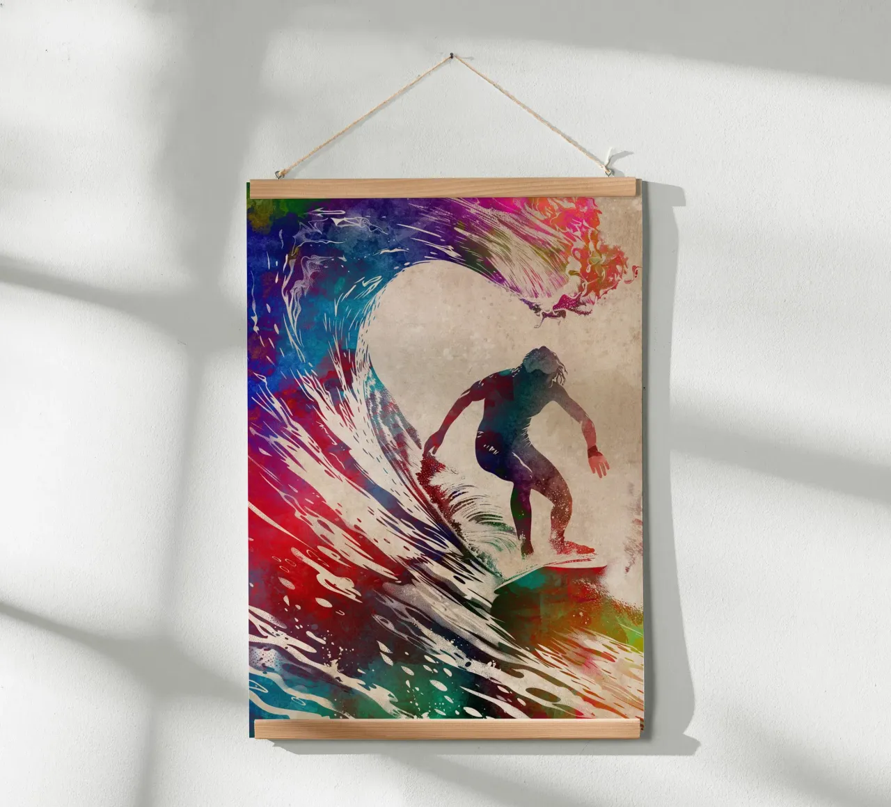 Arte sportiva del surfista poster da SPORT