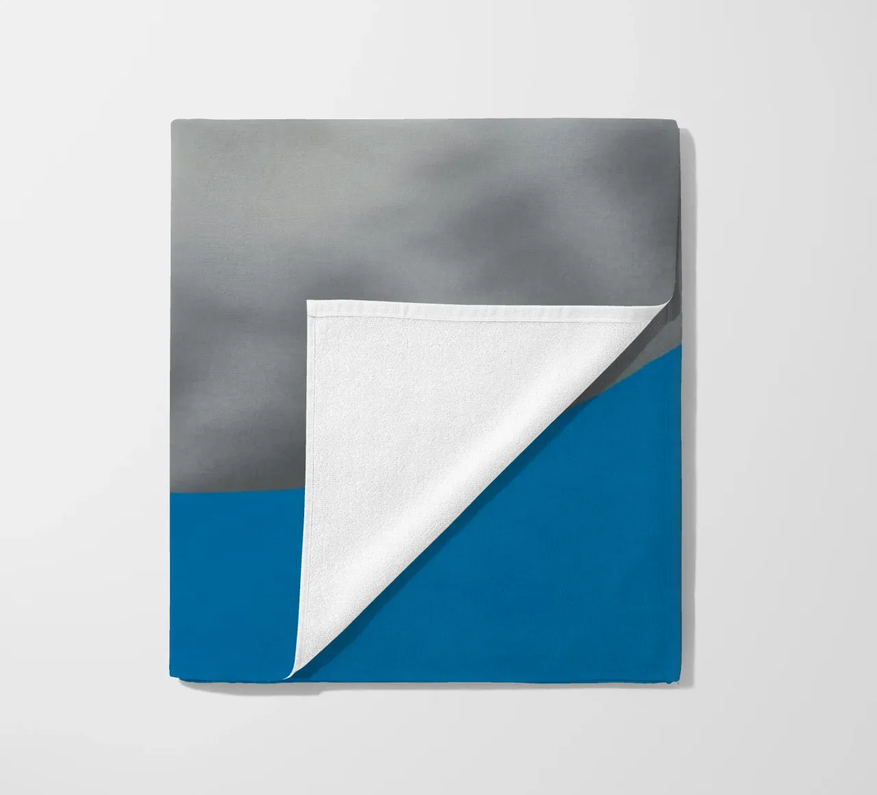 Ritratto di gatto in argento telo mare da Little Dean