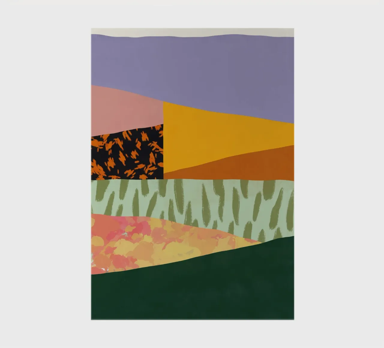 Collage abstract minimalism notebook by Little Dean