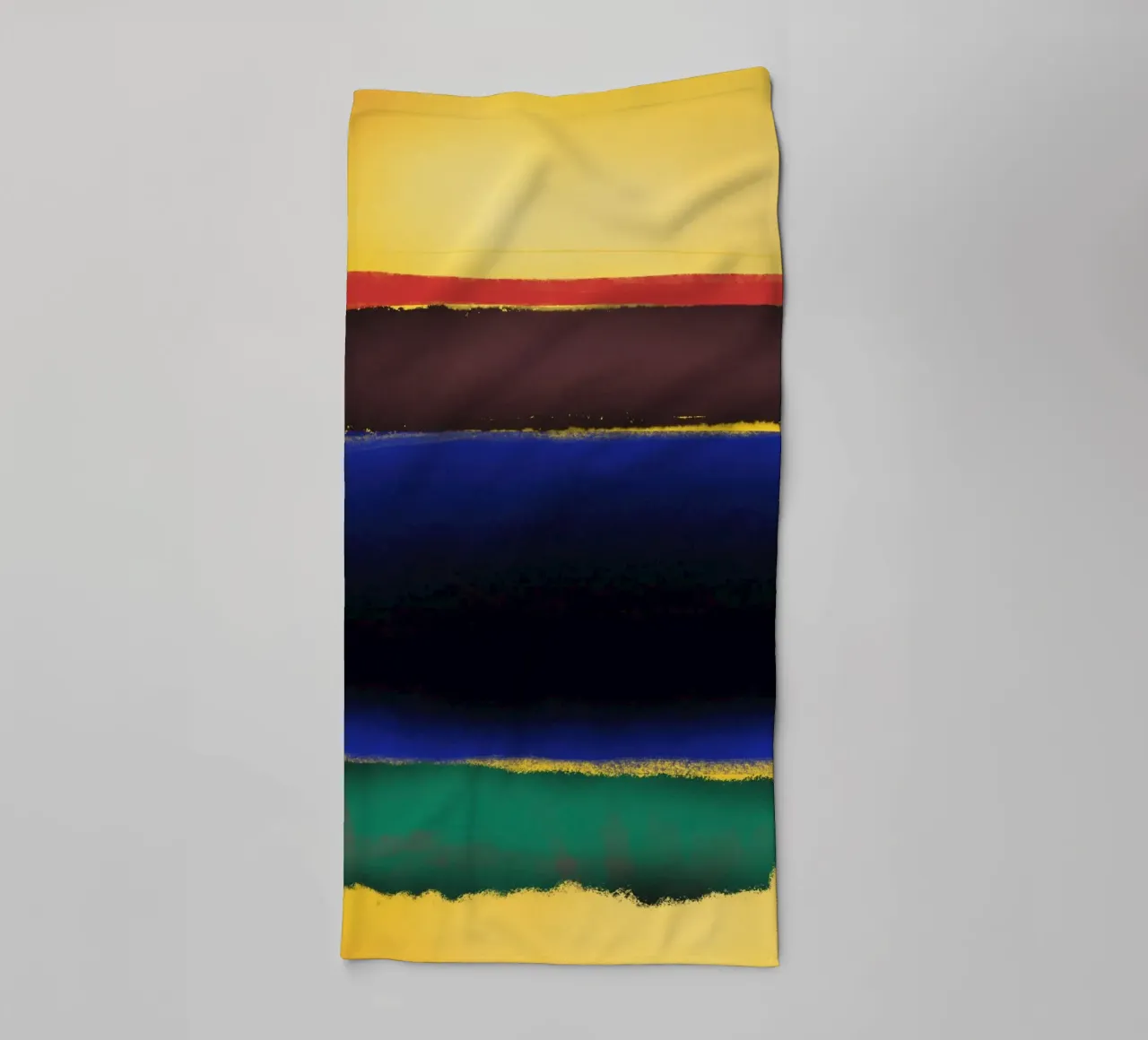 Vernice a spruzzo dopo rothko asciugamano da bagno da Little Dean