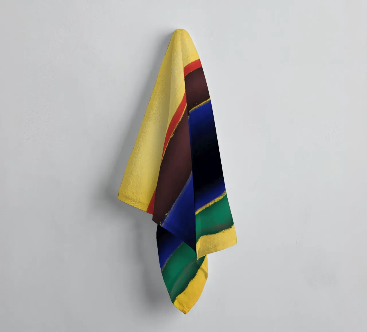 Vernice a spruzzo dopo rothko asciugamano da bagno da Little Dean