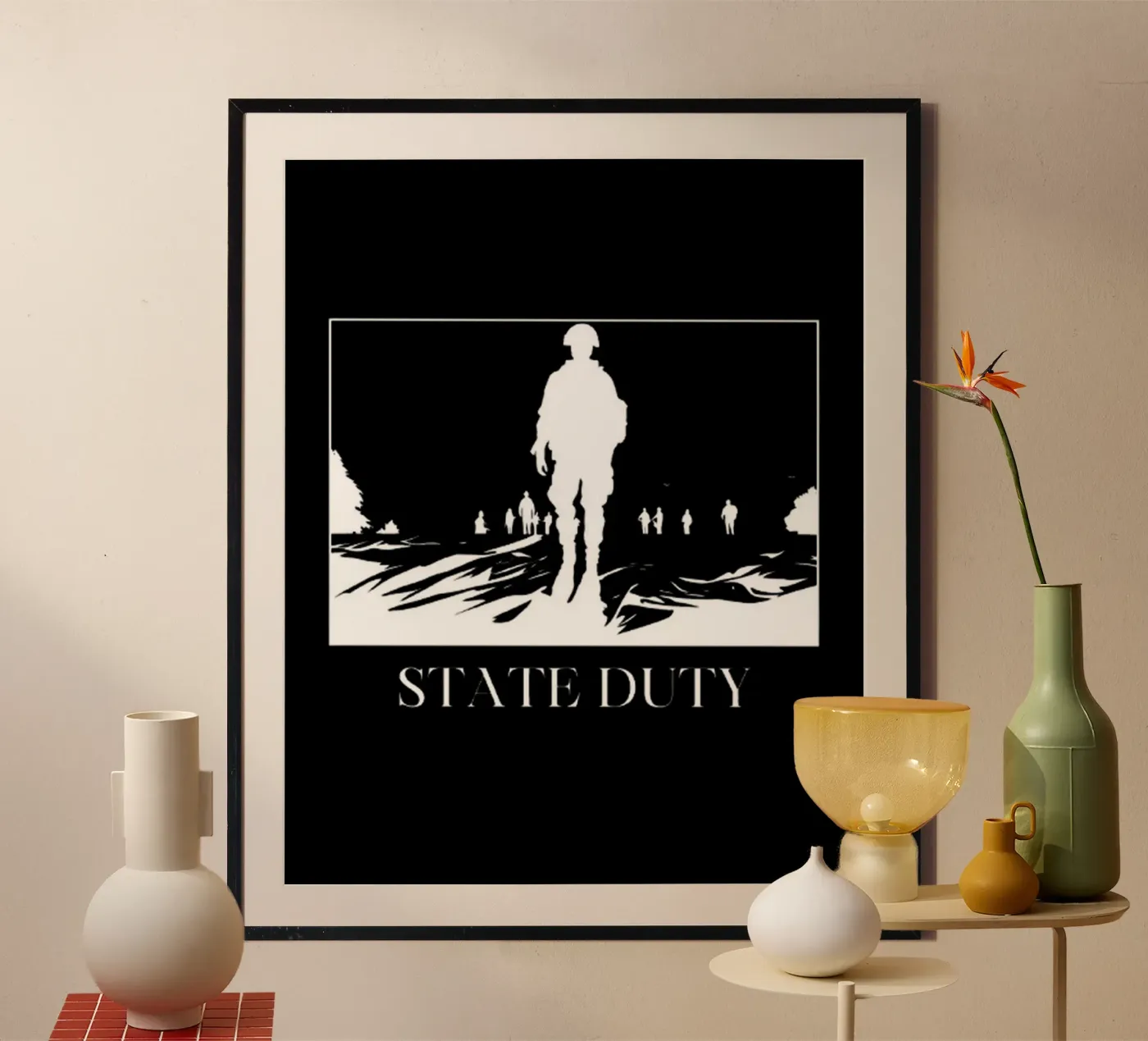 Staatsplicht poster van Olivia Creator