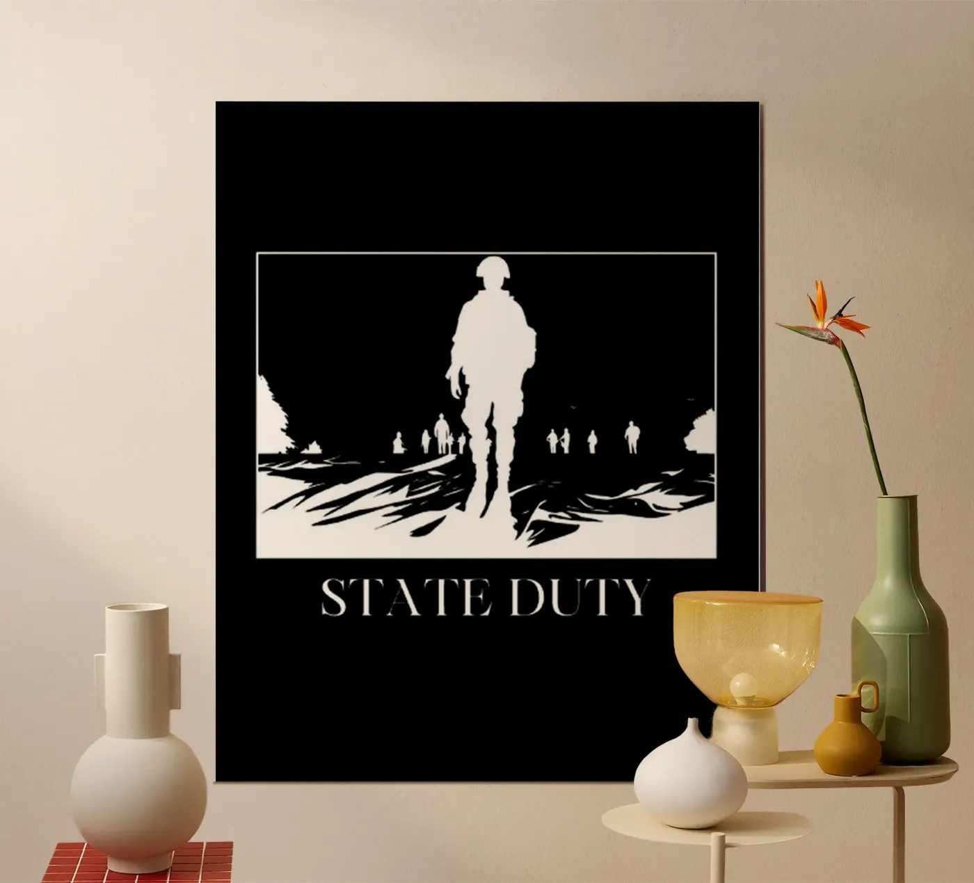 Staatsplicht poster van Olivia Creator