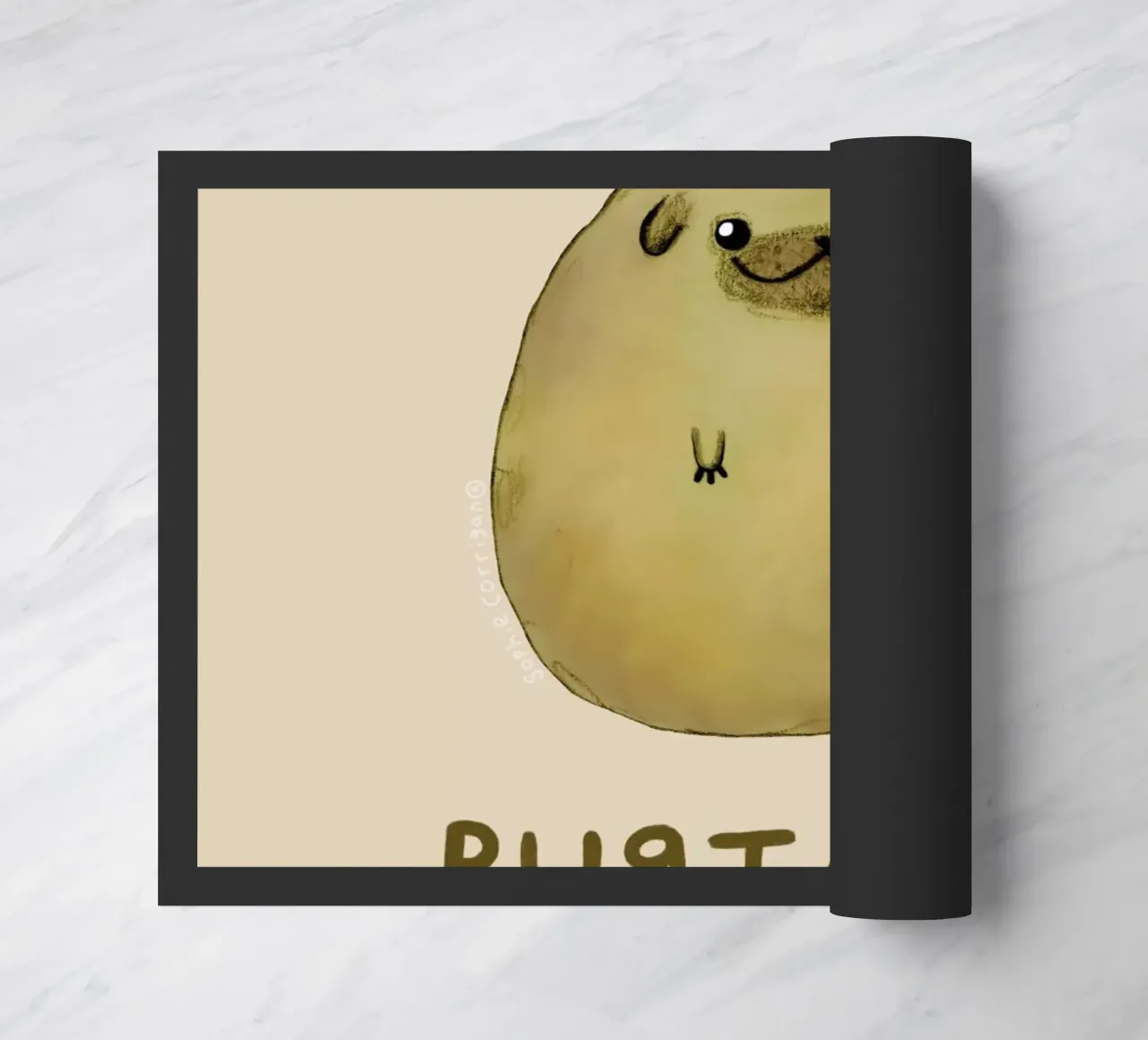 Pugtato zerbino da Sophie Corrigan