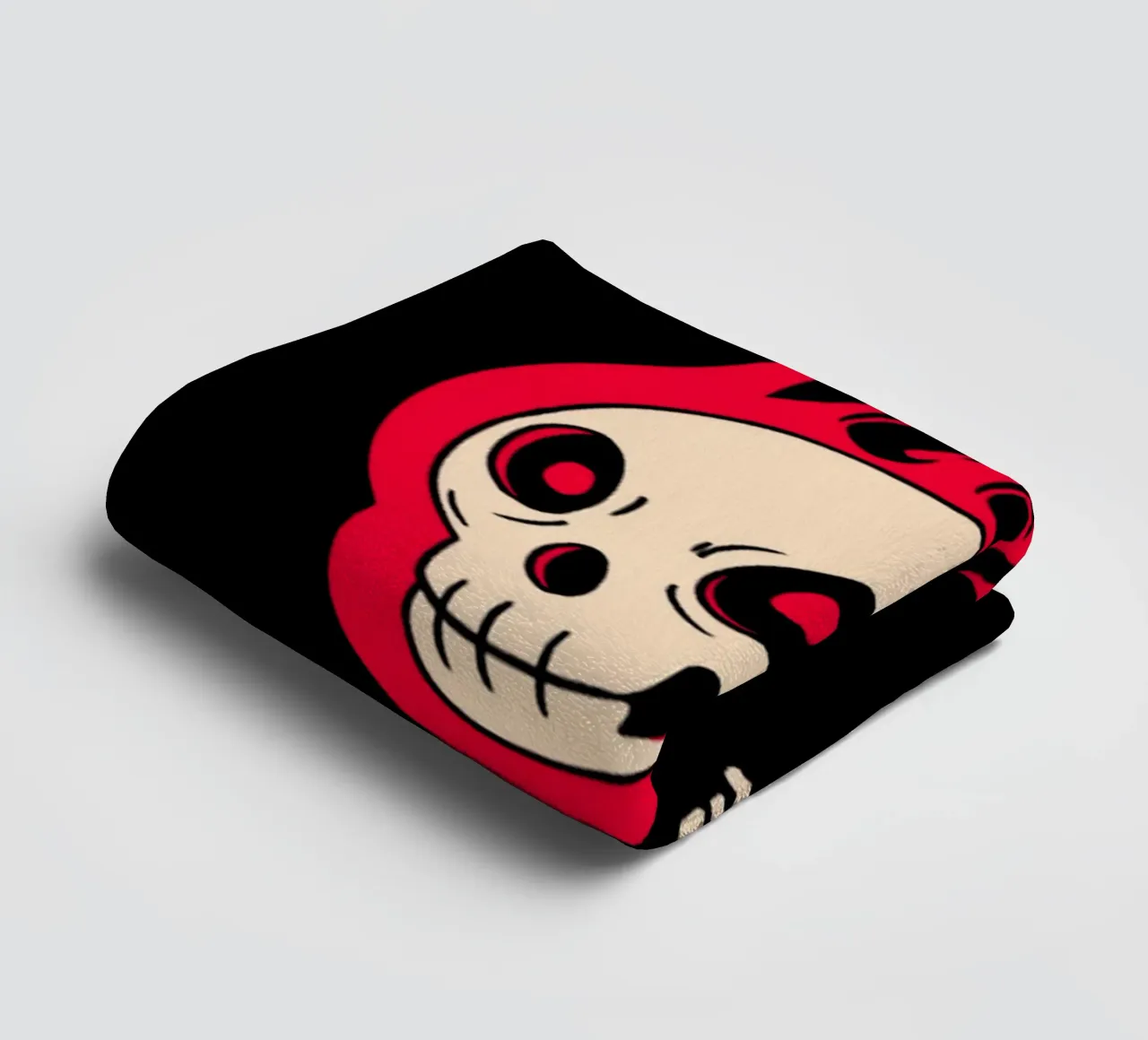 Crâne de flamme serviette de bain de Olivia Creator