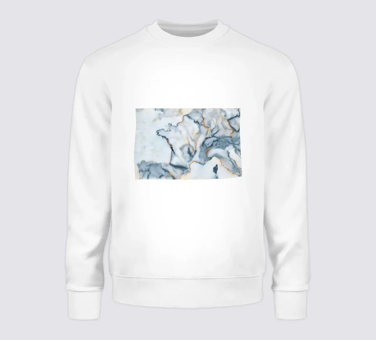France Marble Map felpa da Octavian