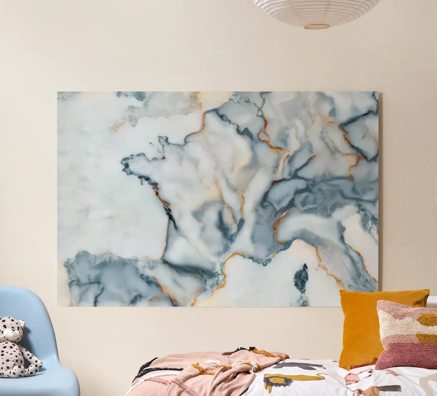 France Marble Map plexiglas de Octavian