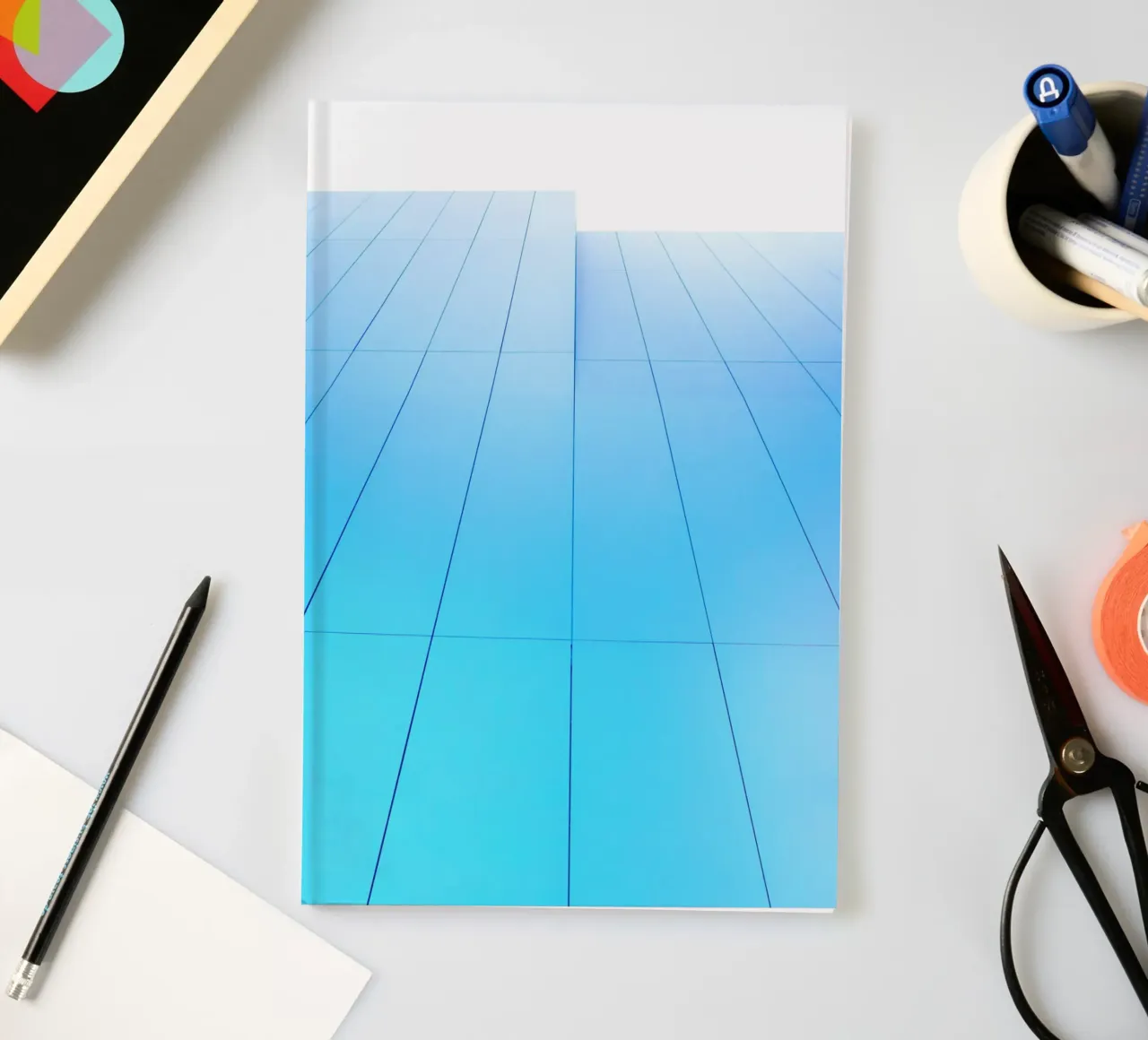 geometric architecture notebook by Bleu